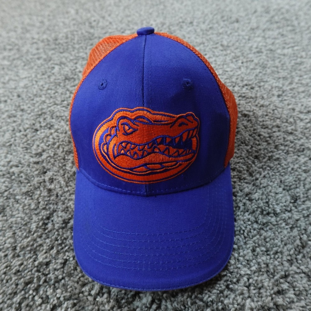 Florida Gators Hat Cap Mens One Size Blue Orange Mesh Snap Back NCAA Captivating
